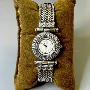 Vintage J. Jill silver watch